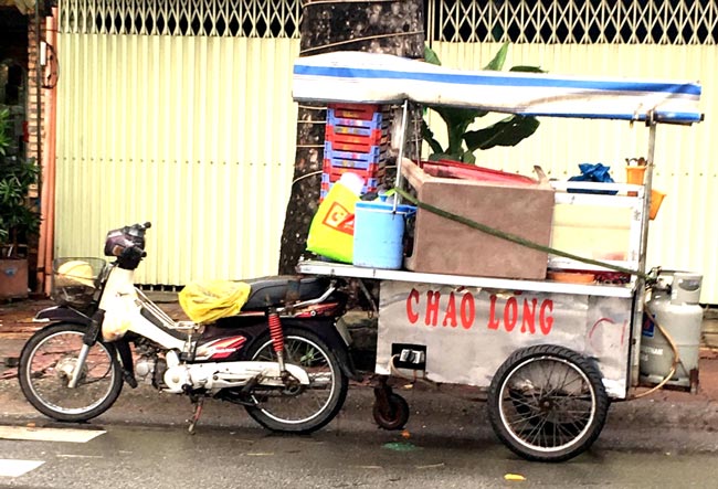 Xe bán hàng rong tự chế 1