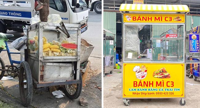 So sánh hàng sản xuất và tự chế