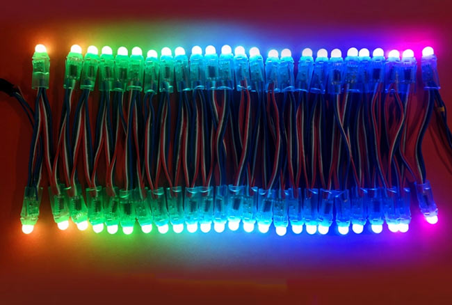 Đèn Led đúc F8 full màu
