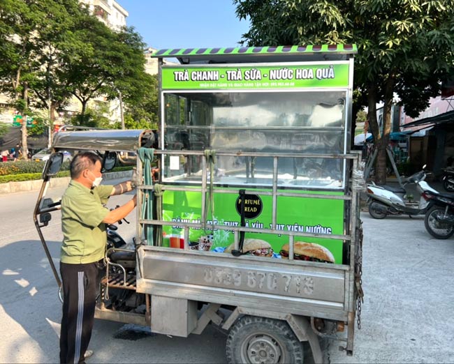 Kanawa sản xuất, phân phối xe trà sữa toàn quốc