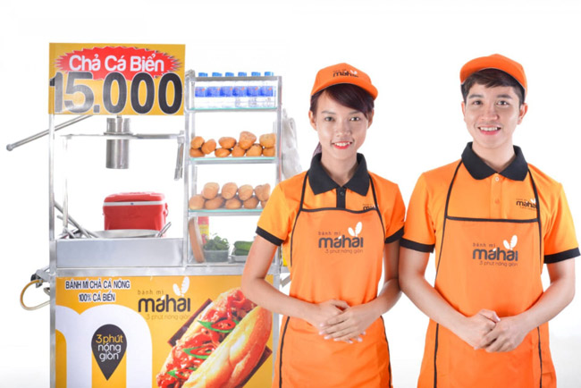 Bánh mì chả cá Má Hải