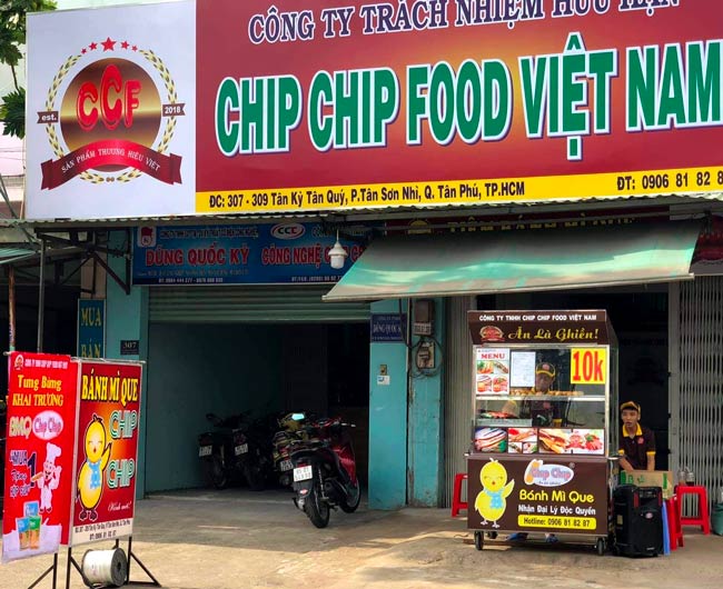 Bánh mì que Chip Chip Food