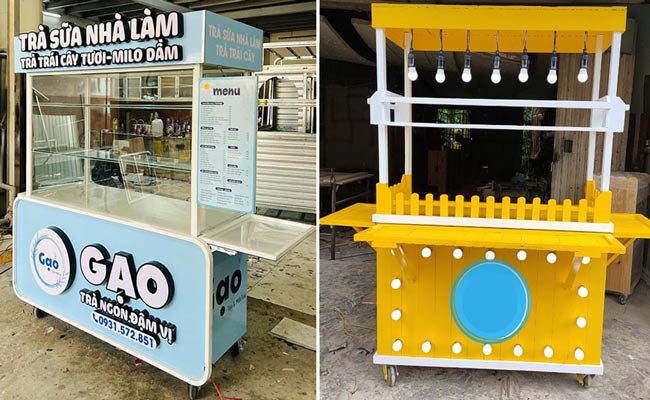 15+ Mẫu tủ trà sữa nhôm hàn xì Chất lượng, Độ bền cao, Giá rẻ