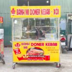 Xe bán bánh mì Doner Kebab – Xôi 1m6 màu vàng