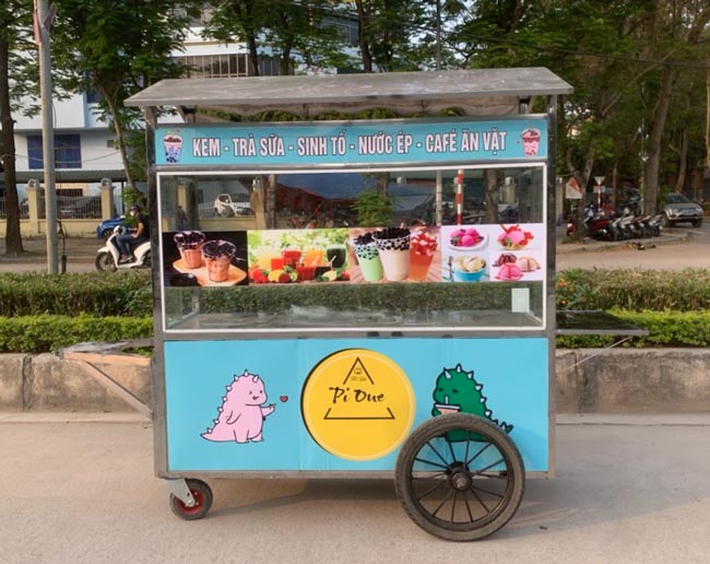 Xe trà sữa Nguyên Khôi
