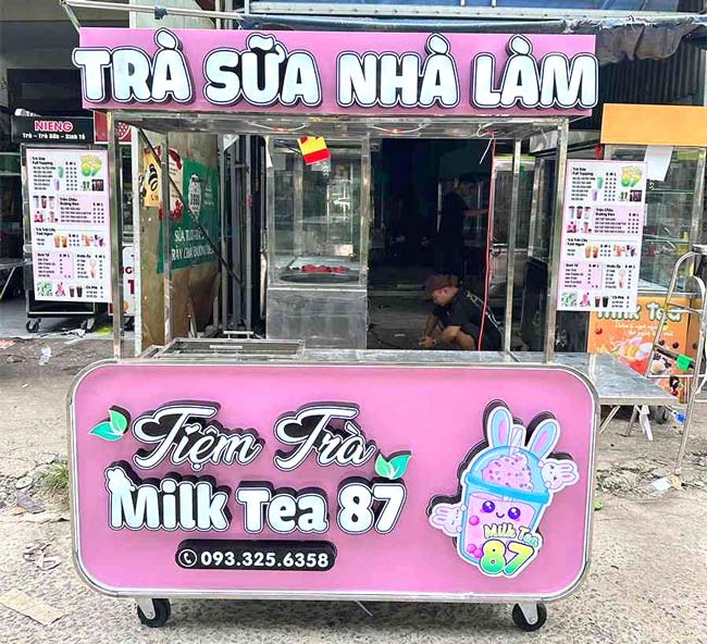 Xe trà sữa Thiên Bình