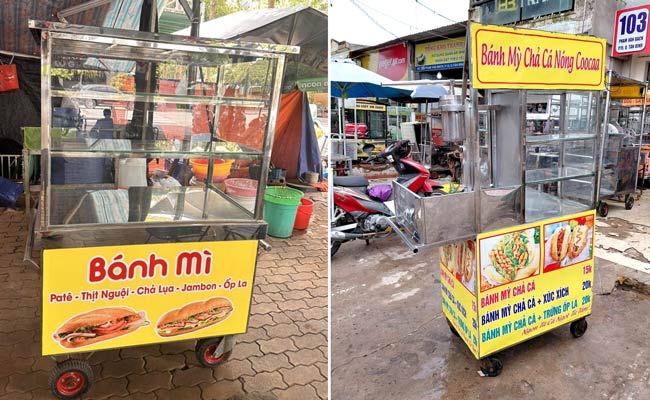 xe bánh mì cũ Cần Thơ