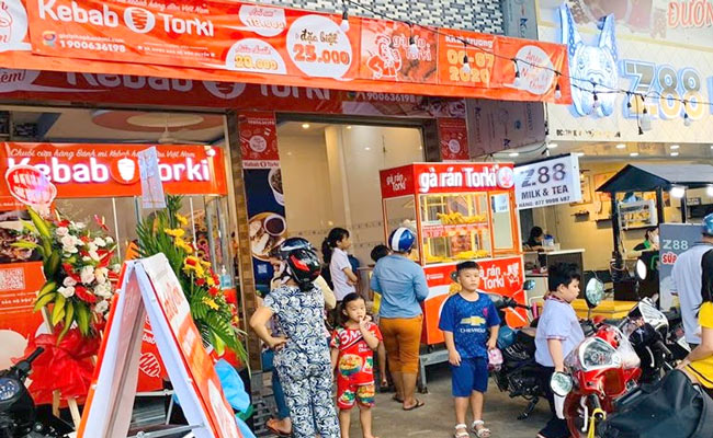 Mô hình Xe bánh mì Kebab Torki