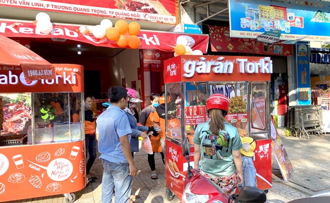 Xe bánh mì Kebab Torki