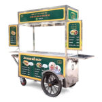 Xe bánh mì xôi Hoàng Phố 1m6 mái bằng