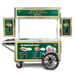 Xe bánh mì xôi Hoàng Phố 1m6 mái bằng