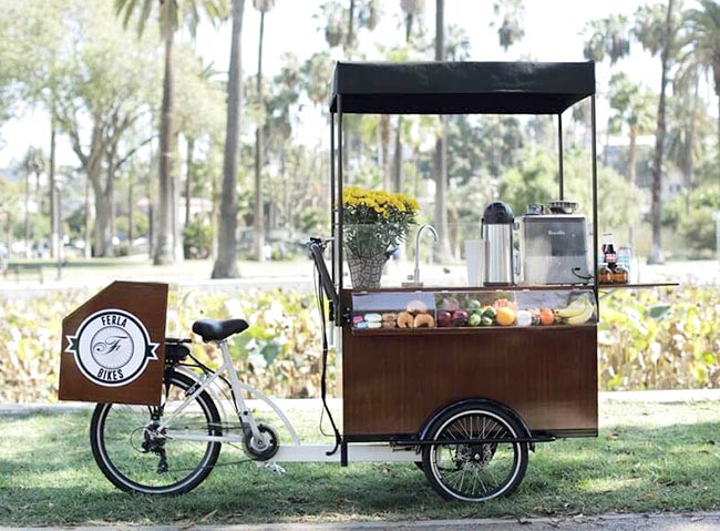 Xe đạp bán hàng rong cơ bản