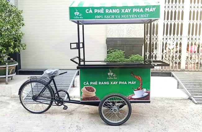 Xe đạp bán cafe