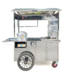 Xe đẩy bán bánh mì Thổ Nhĩ Kỳ Xôi 1m6 mái chùa
