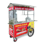 Xe đẩy bán bánh mì Thổ Nhĩ Kỳ Xôi 1m6 mái chùa