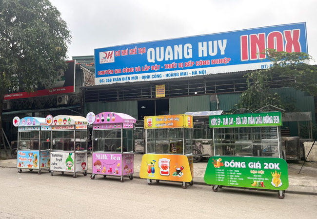 Xe nước ép tại Quang Huy Plaza đa dạng mẫu mã