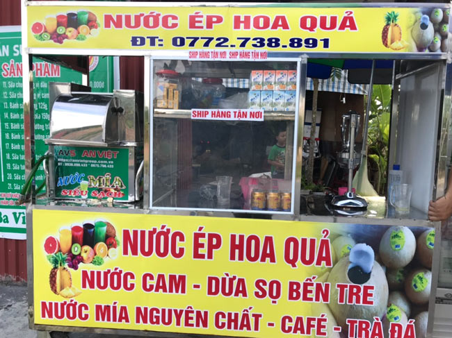 Xe bán nước ép An Việt Group