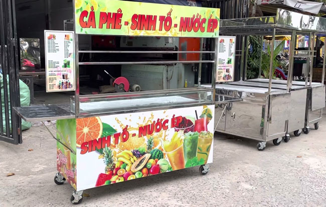 Mua xe bán nước ép trực tiếp