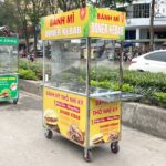 Xe bán bánh mì Doner Kebeb 1m2 mái bằng