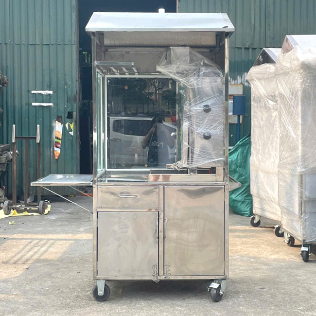 Xe bánh mì Doner Kebab Linh Nhi 90cm