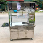 Xe đẩy bán bánh mì DoloFoods 1m2
