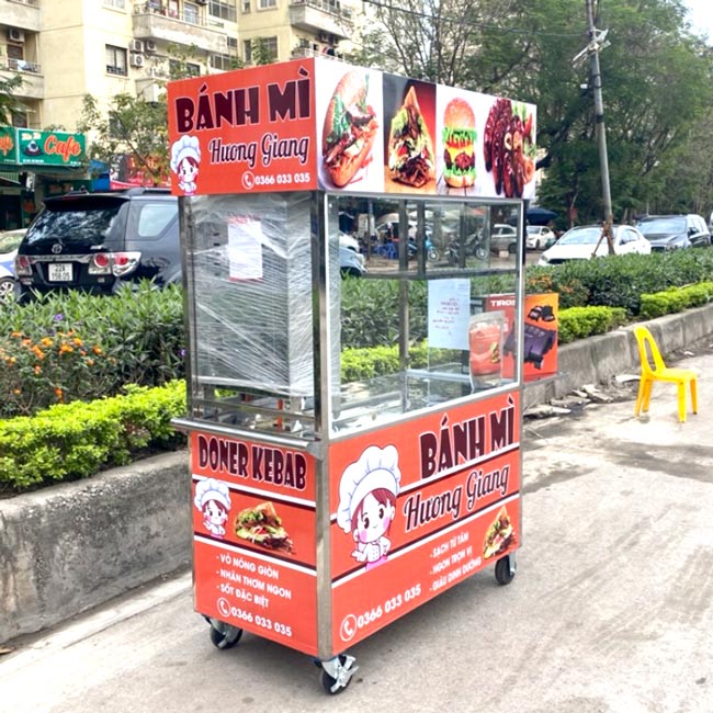 Xe bánh mì Hương Giang 1m2