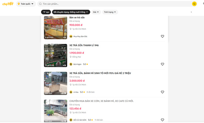 Mua hàng qua website