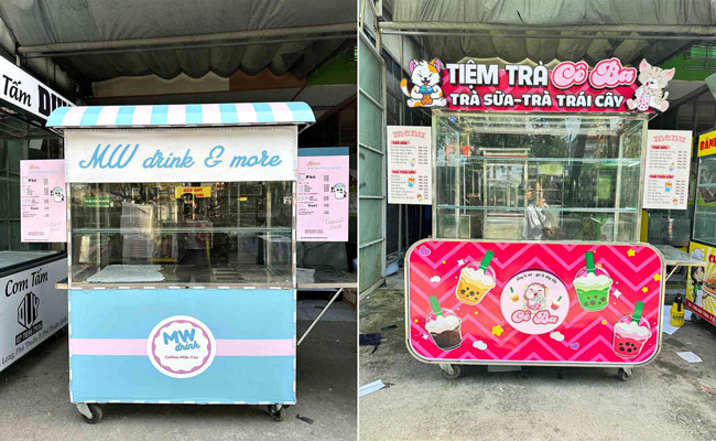 Có nên mua xe trà sữa thanh lý Hà Nội không? Gợi ý địa chỉ uy tín