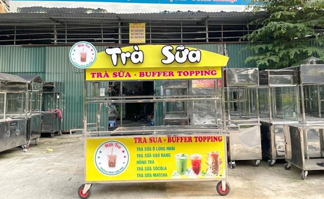 10+ mẫu xe trà sữa Vũng Tàu đẹp, chất lượng, giá rẻ cho startups