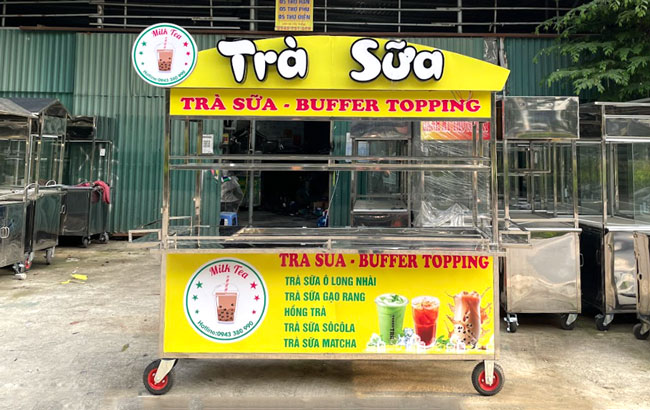 Xe trà sữa nổi bật tại Kanawa