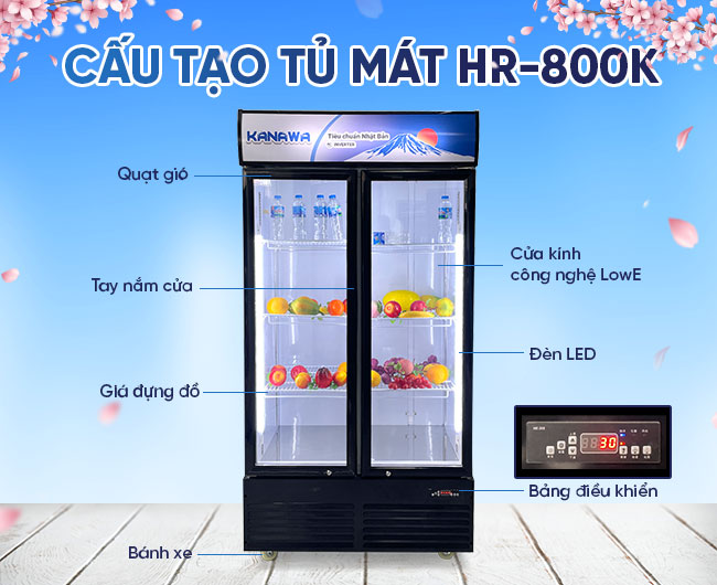 Cấu tạo tủ 2 cánh