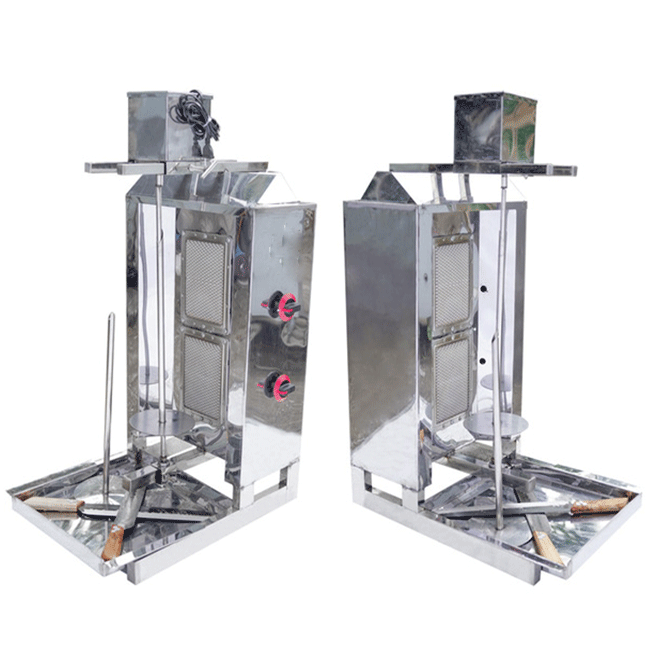 Lò nướng thịt Doner Kebab 2 gốm lò nhập khẩu chạy gas