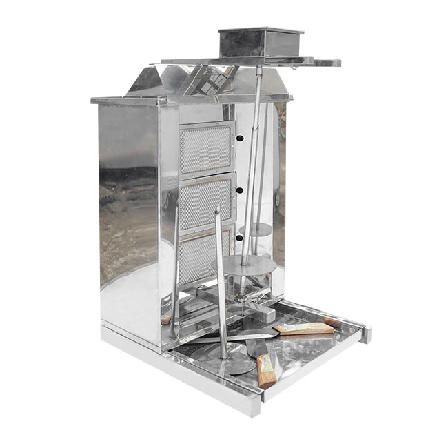Lò nướng thịt Doner Kebab 3 gốm lò thường chạy gas