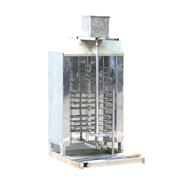 Lò nướng thịt Doner Kebab 3 mayso chạy điện trái