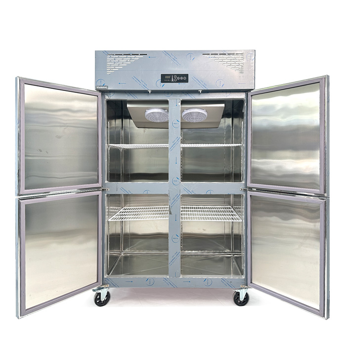 Tủ đông đứng 4 cánh 1000L KW-HR-10CFBK (làm lạnh quạt gió)