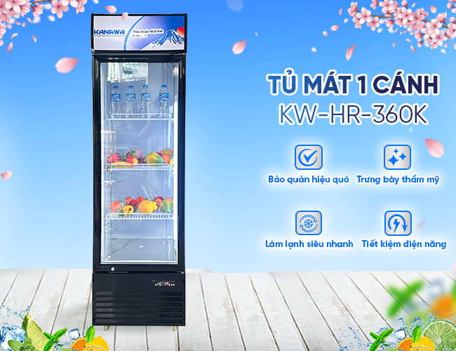 Tủ mát HR-360K tiện ích