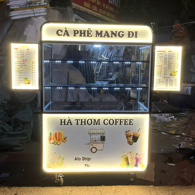 Xe cà phê espresso đẹp