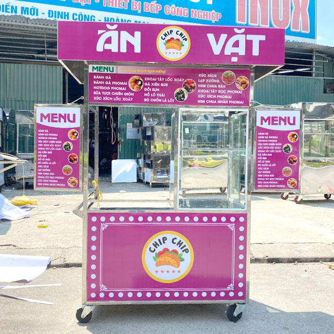 Loại hình xe đồ ăn vặt hot