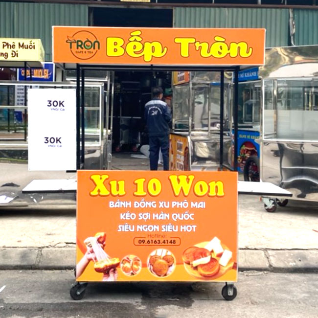 Yếu tố quyết định giá xe đồ ăn vặt