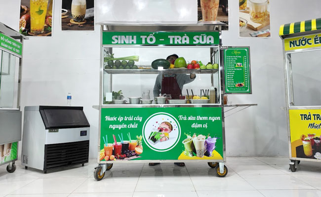 xe bán nước ép trái cây hà nội
