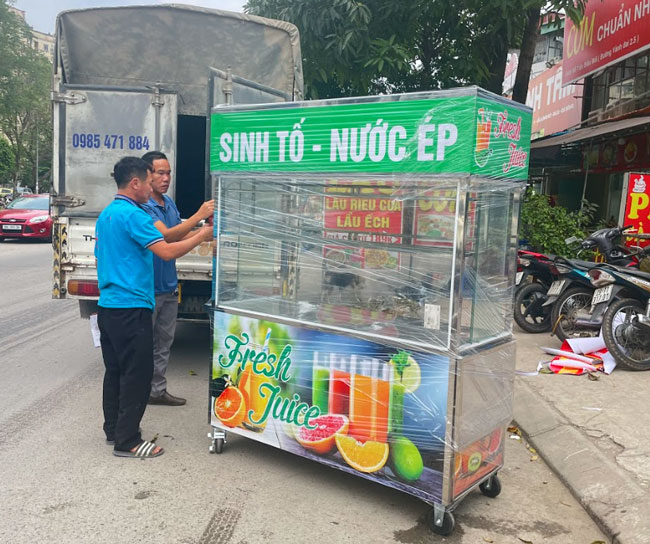 Xe đẩy bán sinh tố mới giá tốt