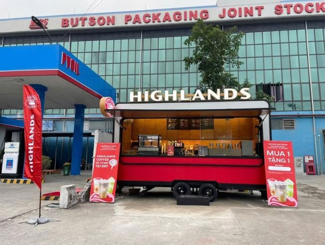 Xe cà phê highland