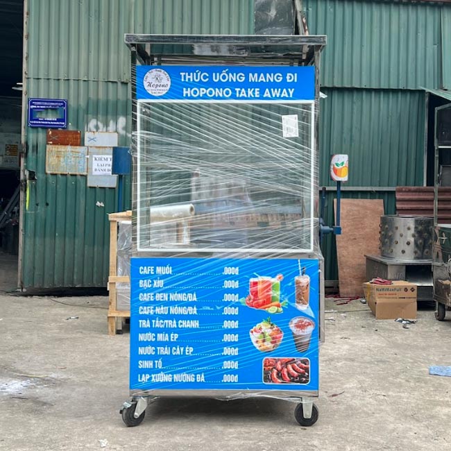 Mẫu xe cafe mini 90m số 1