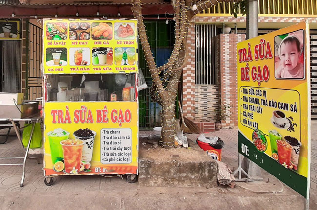 Kinh doanh xe trà sữa mini