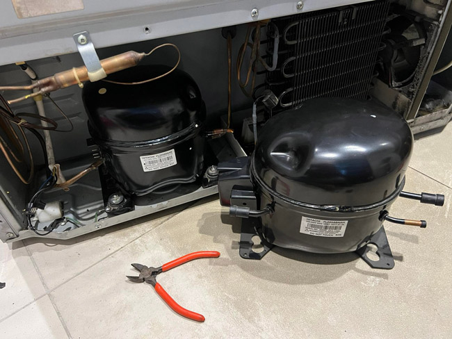 Thay thế block nén tủ đông