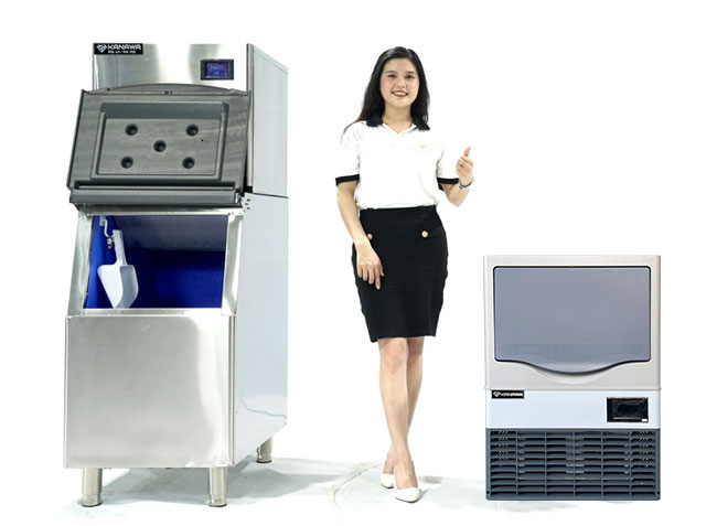 Máy làm đá viên tinh khiết tại Kanawa