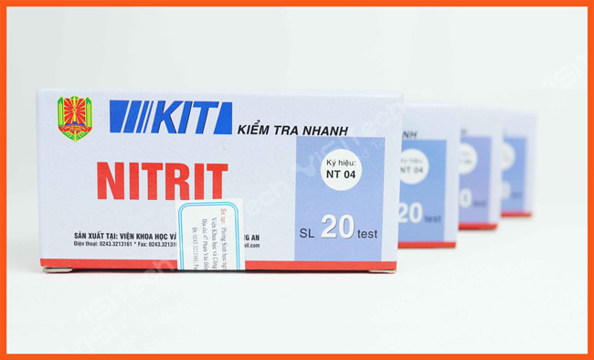 Que thử nitrit trong nước