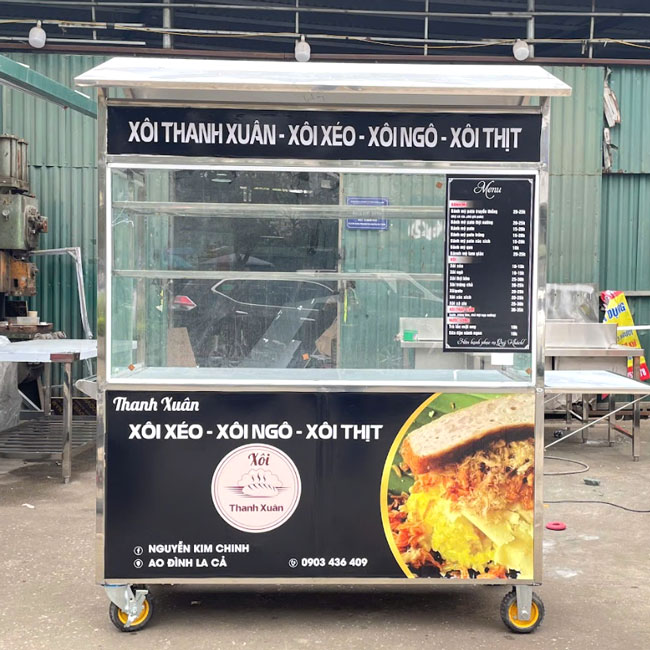 Mẫu xe bán xôi 2