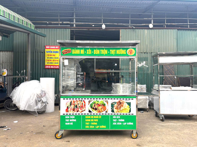 Nên mua xe bán xôi tại xưởng sản xuất