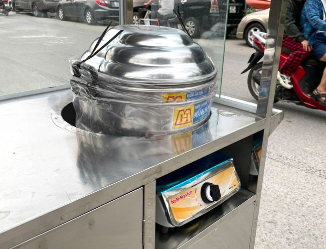 Chõ xôi/ Nồi hấp bánh bao kèm bếp gas